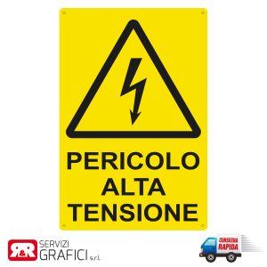 Cartello Pericolo Alta tensione