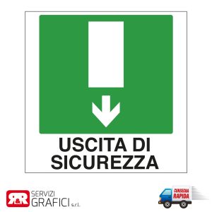 Cartello Uscita di Sicurezza