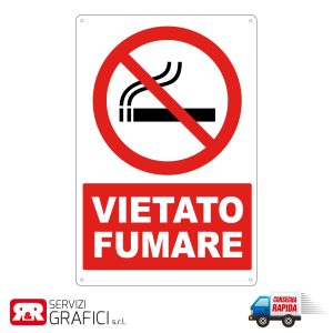 Cartello Vietato Fumare