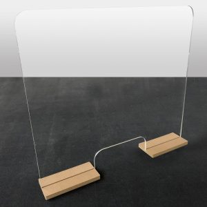 Separatore parafiato con piedini in legno